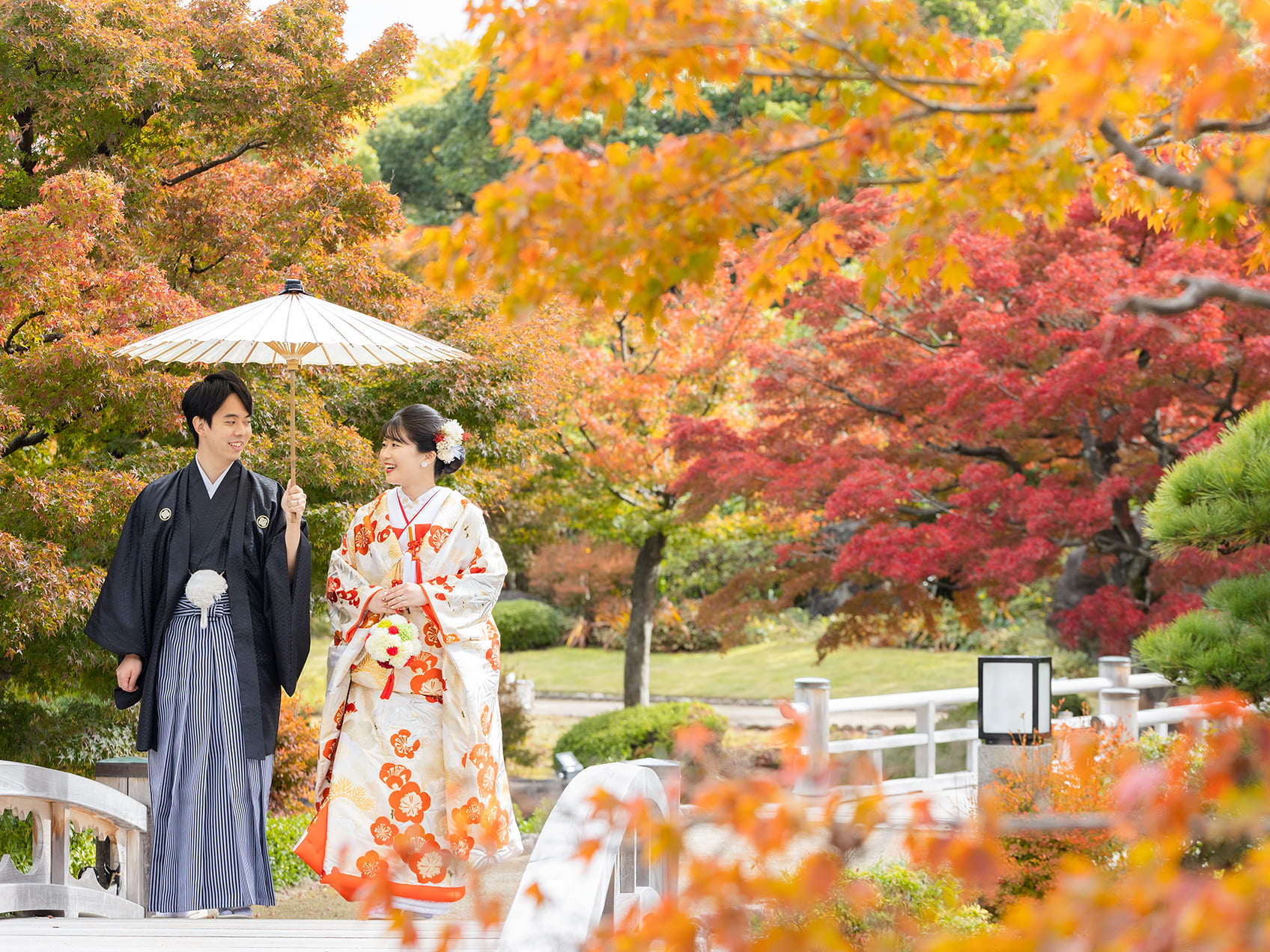 大仙公園での前撮り