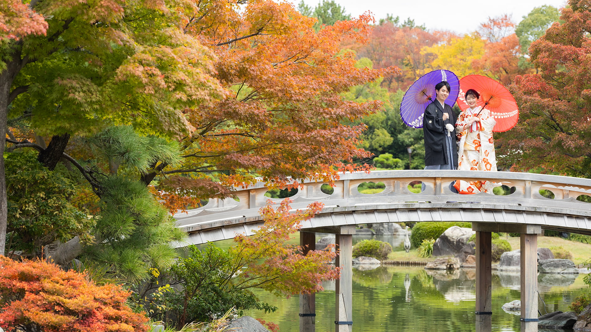 大仙公園での前撮り