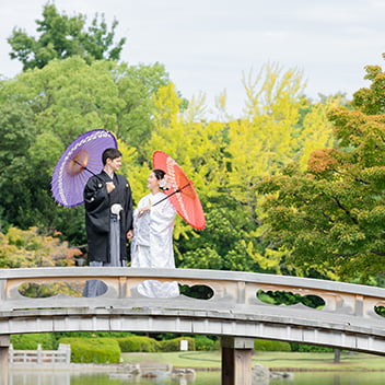大仙公園での和装前撮り-01