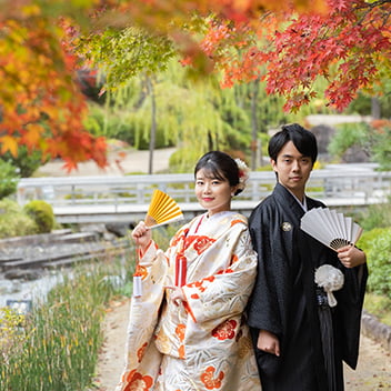 大仙公園での和装前撮り-07