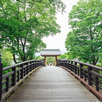 池田城跡公園の和装前撮りフォト-02