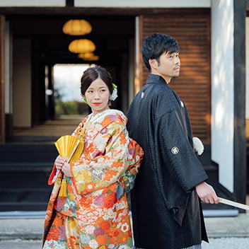 もりぐち歴史館(旧中西家住宅)での和装前撮り-02