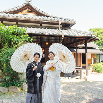 もりぐち歴史館(旧中西家住宅)での和装前撮り-03