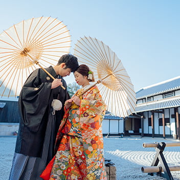 もりぐち歴史館(旧中西家住宅)での和装前撮り-08