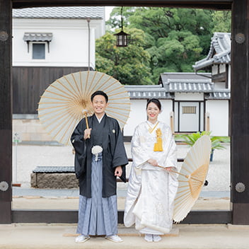 もりぐち歴史館(旧中西家住宅)での和装前撮り-09