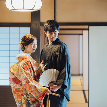 もりぐち歴史館(旧中西家住宅)での和装前撮り-10