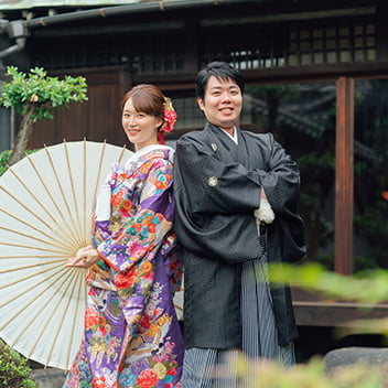 大阪の古民家での和装前撮り-03