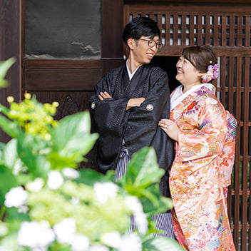 大阪の古民家での和装前撮り-04