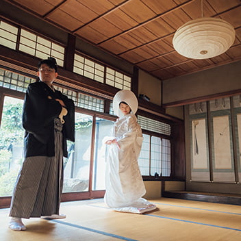 大阪の古民家での和装前撮り-05