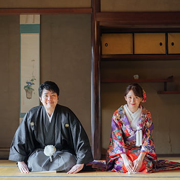 大阪の古民家での和装前撮り-07