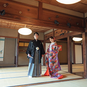 大阪の古民家での和装前撮り-08