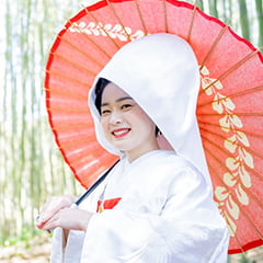 綿帽子(日本髪のかつら付き)