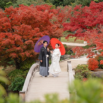 紅葉の和装前撮り-02