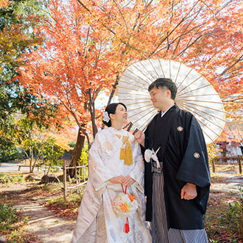 紅葉の和装前撮り-05