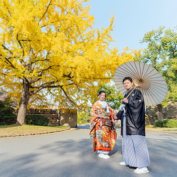 紅葉の和装前撮り-12