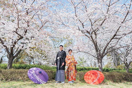 藤田邸跡公園での前撮り-03