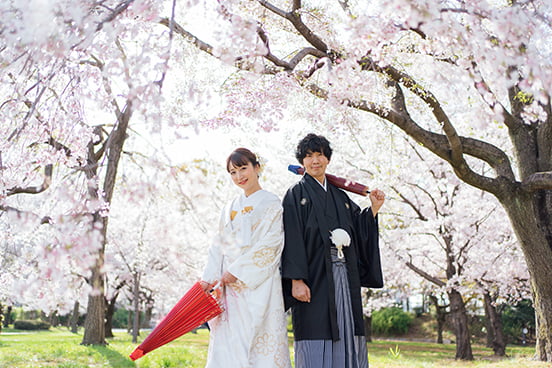 大阪城での前撮り-01