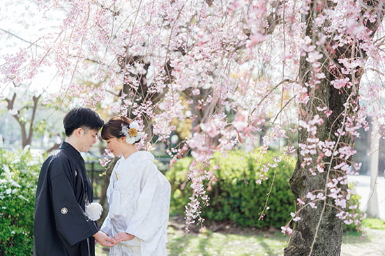 大阪城での前撮り-02