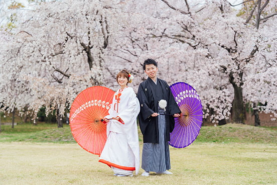 大阪城での前撮り-03