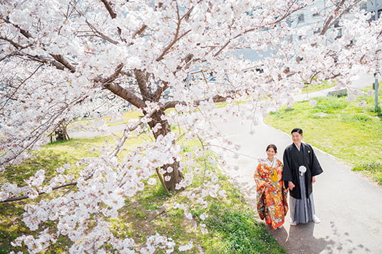 桜ヶ丘での前撮り-02