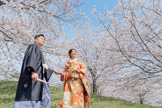 桜ヶ丘での前撮り-03