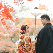 大阪の秋の紅葉 和装前撮りガイド