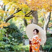 秋と紅葉の前撮りフォト