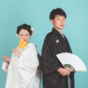 フォトスタジオでの前撮り