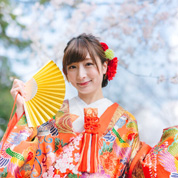大阪 春の桜 和装前撮りガイド