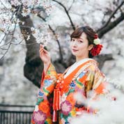 春と桜の前撮りフォト