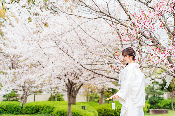 藤田邸跡公園の桜