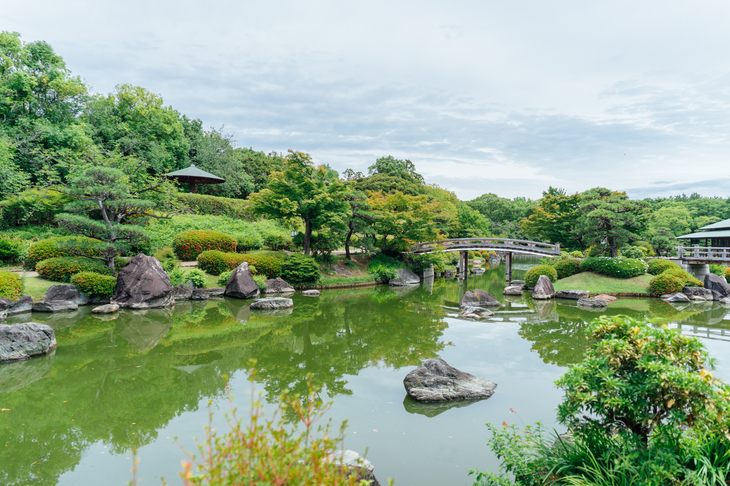 大仙公園の自然の中で和装前撮り