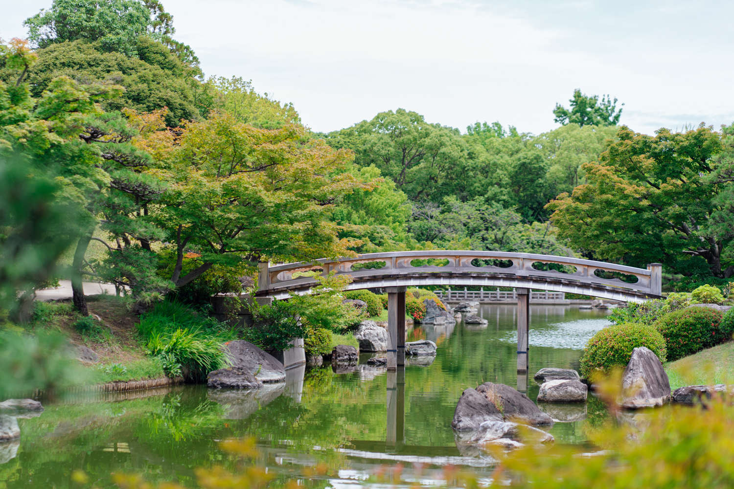 大阪和装前撮りの定番の大仙公園