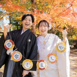 大阪で今秋に和装前撮りをお考えの皆さまへ！安い紅葉前撮りが叶うキャンペーンあります！