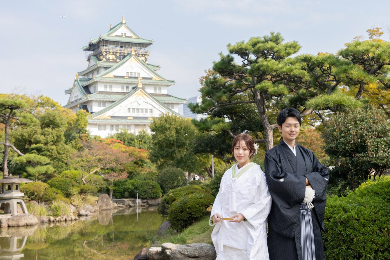 10月の大阪城前撮り