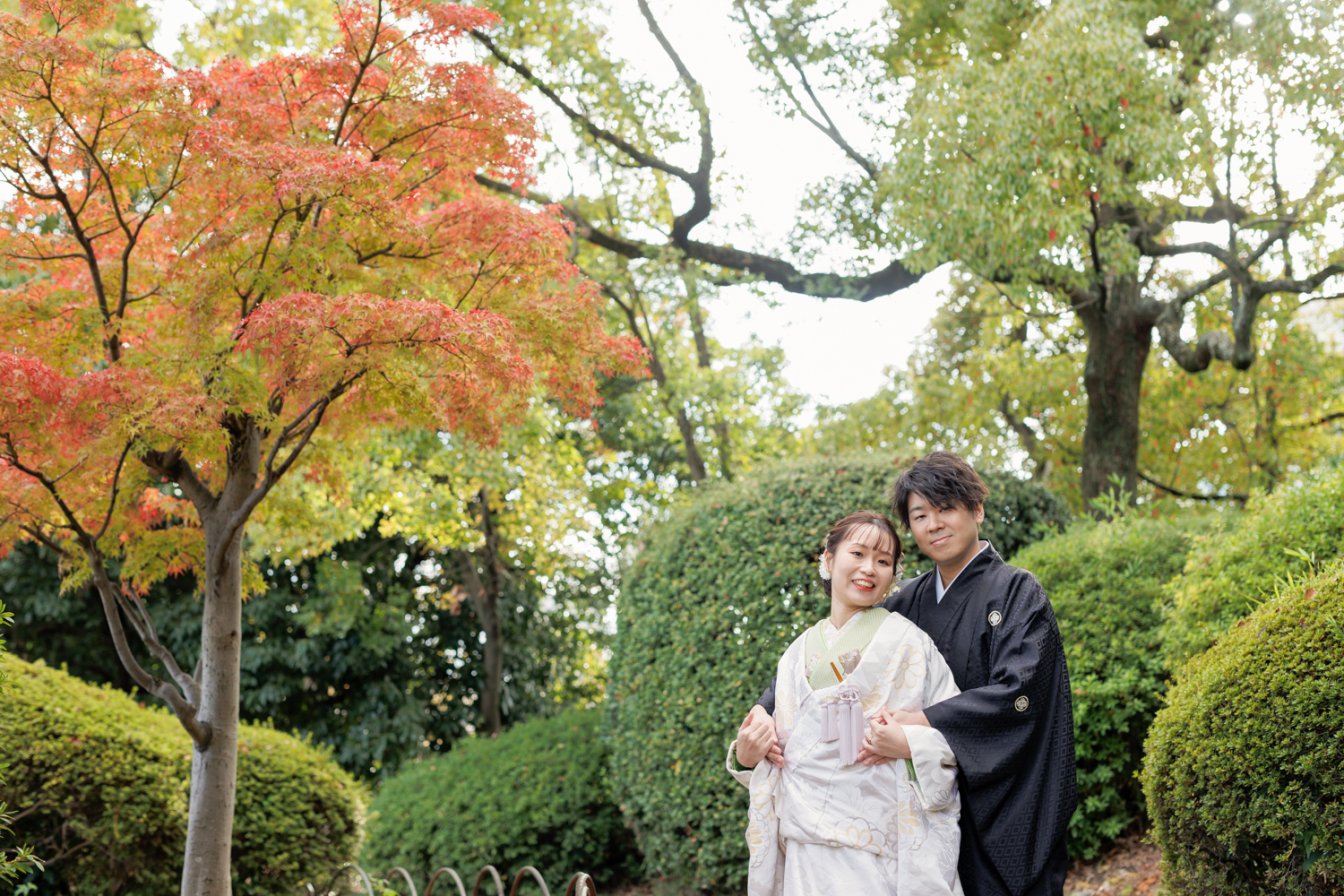 大阪の10月11月和装前撮り