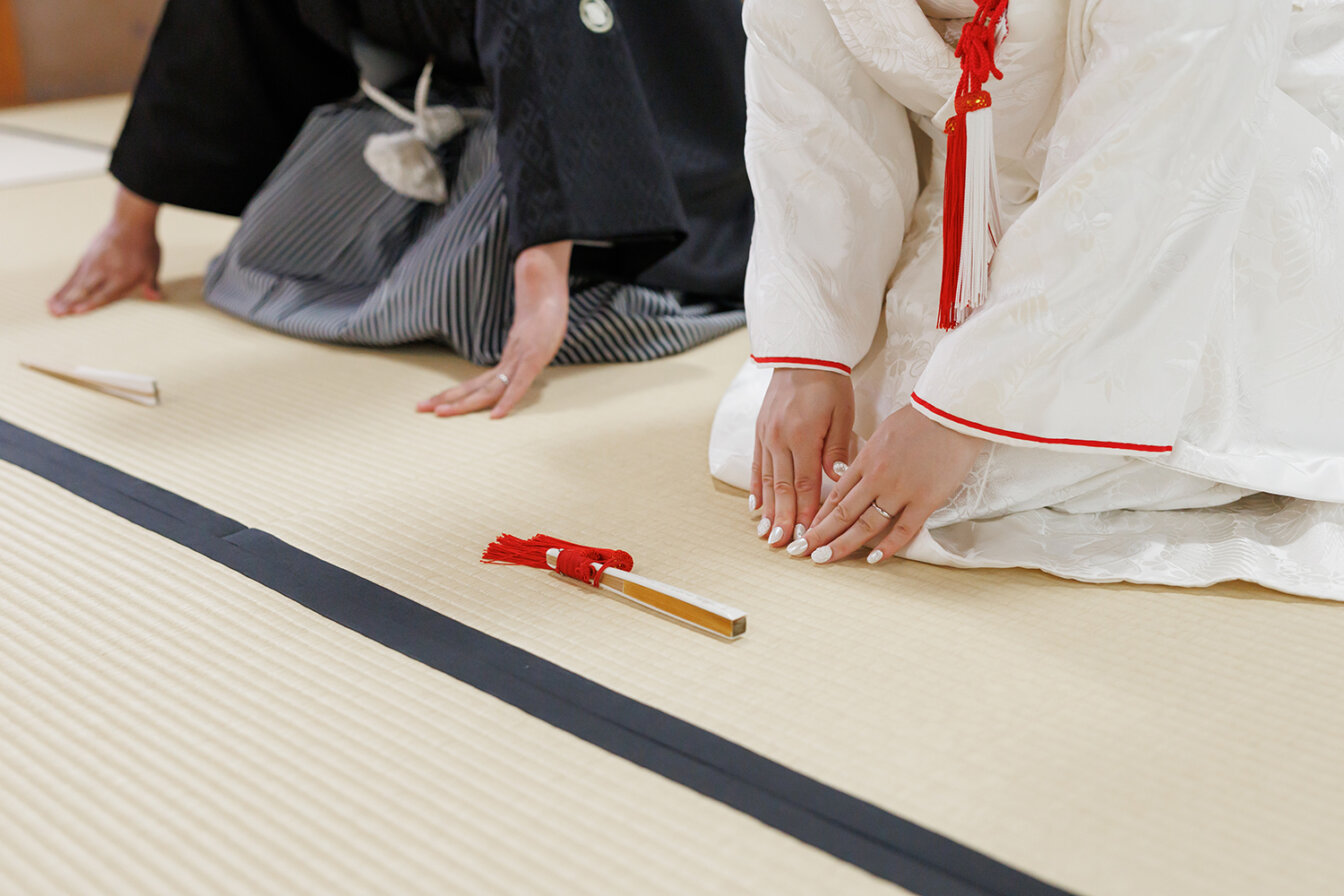 ネイルチップでの白無垢前撮り