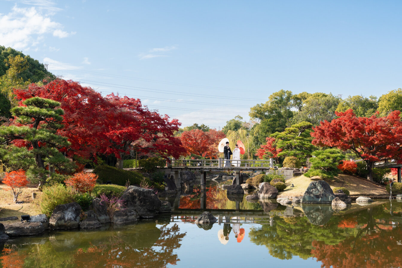 大仙公園秋の前撮り